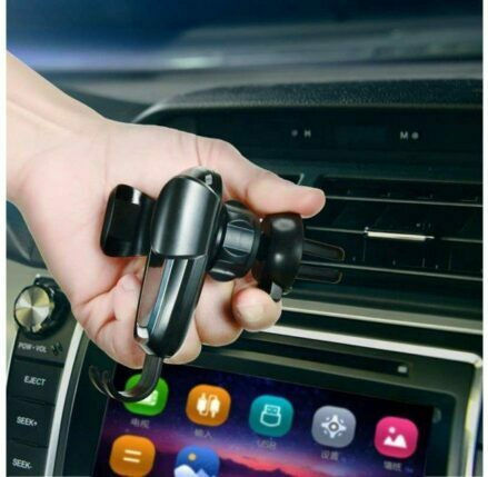 Ezra Car Mobile Mount with Adjustable Hooks Black