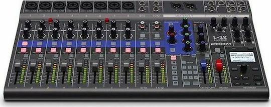 Zoom LiveTrak L-12 8 XLR Inputs Rack-Kit Bundle