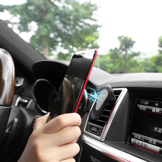 Hoco CA37 Magnetic Holder Emergency Tool Car Mobile Mount 3.5" - 6" with Magnet Black