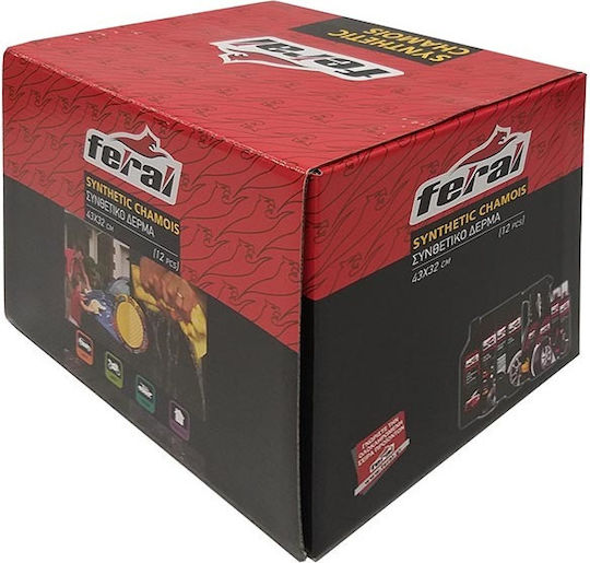 Feral Chamois Synthetic Car Cleaning Leather 43x33cm