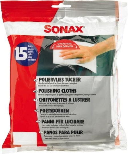 Sonax Synthetic Cloths Polishing for Body 15pcs