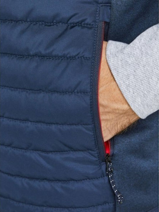 Αμάνικο Μπουφάν Puffer Navy Μπλε