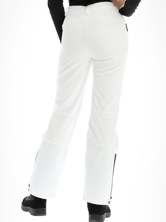 Icepeak Frechen 54010542-980 Women's Trousers for Ski & Snowboard Soft Shell White