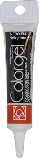 Modecor Food Colouring Gel Colorgel Noir Profond Tube 20gr