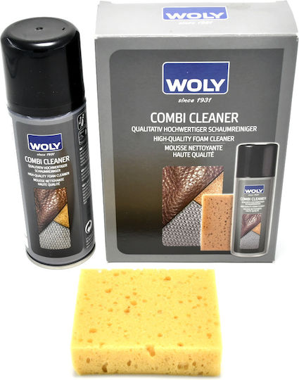 Woly Combi Cleaner Σετ Περιποίησης για Δερμάτινα Παπούτσια 200ml