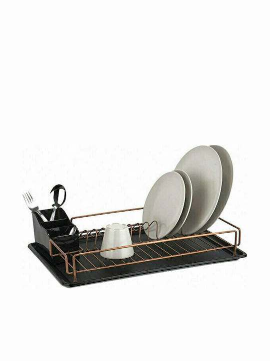 Tekno-Tel Sink Strainer Metallic Black 47x32x9cm