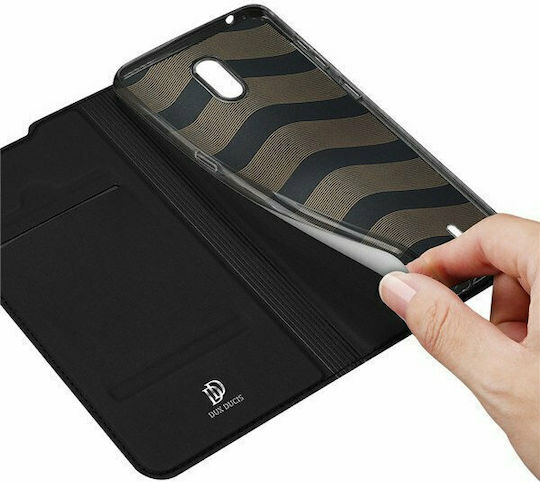 Dux Ducis Skin Pro Book Δερματίνης Μαύρο (Nokia 1.3)