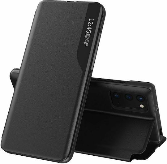 Hurtel New Sleep Book Δερματίνης Μαύρο (Poco M3 / Redmi 9T)