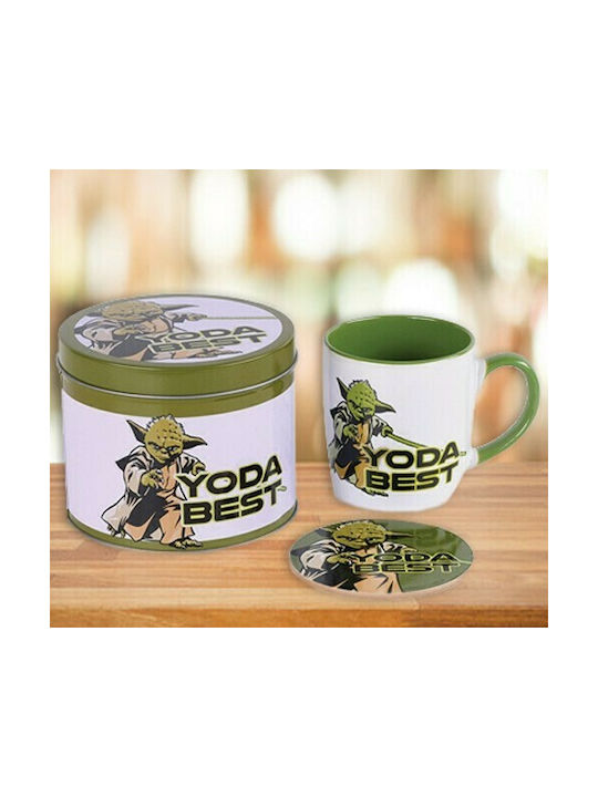 Pyramid International Gift Tin - Star Wars Yoda Best Cană Ceramică Verde 370ml 1buc