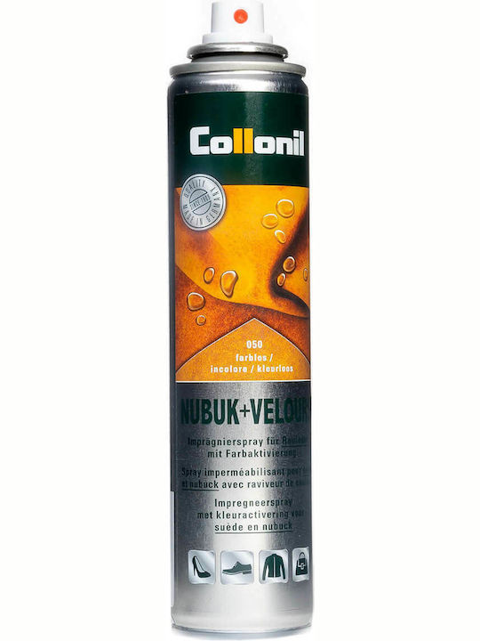 Collonil Nubuk + Velours Σπρέι Αδιαβροχοποίησης για Δερμάτινα Παπούτσια Μαύρο 200ml