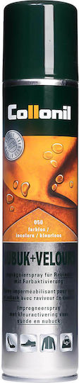 Collonil Nubuk + Velours Spray Waterproofing for Leather Shoes Black 200ml