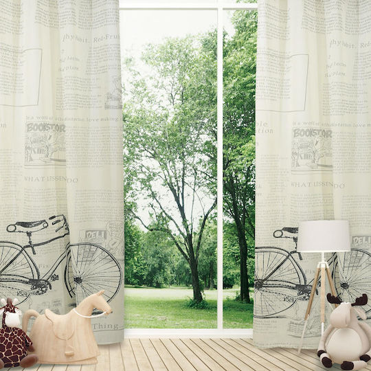 Das Home Детска завеса 2121 с куки Екрю 420142802067 140x280cm
