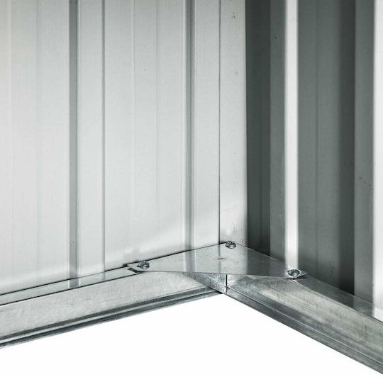 vidaXL Mower Shed for Robotic Lawnmower 92x97x63 cm made of Galvanized Steel - Carbon Grey 150909