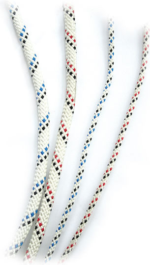 Lalizas Rope Cabo Cruising Halyard Knitted 14mm White with Red FleckWhite