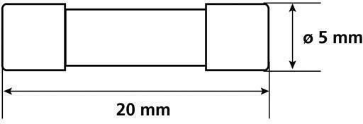 Lampa FUS-5 Automotive Glass Tube ZME Fuses Set Set Siguranțe Auto Sticle Rotunde 10buc 70063