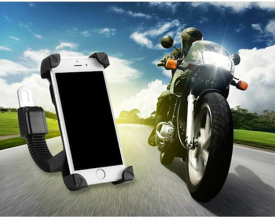 Mount Phone Motorcycle with Adjustable Arm for Mirror