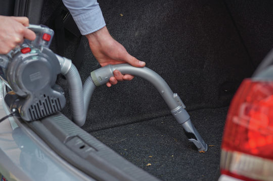 Black & Decker Car Handheld Vacuum Dry Vacuuming with Power 12.5W & Lighter Cable 12V Gray