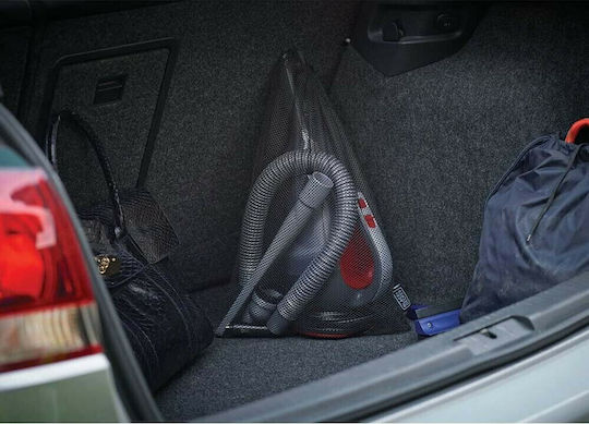 Black & Decker Aspirator de mână pentru mașină Aspirare uscată cu Putere 12W & Cablu de brichetă auto 12V Gri, Roșu