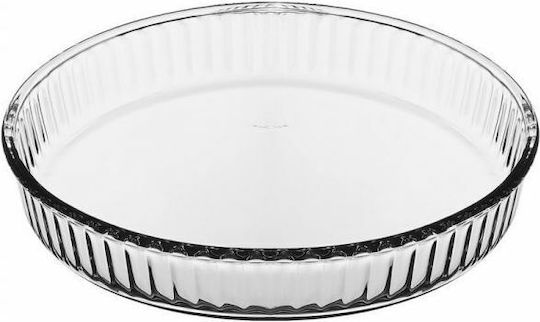 Pasabahce Glass Round Heat-Resistant Cookware for Tart 2950ml