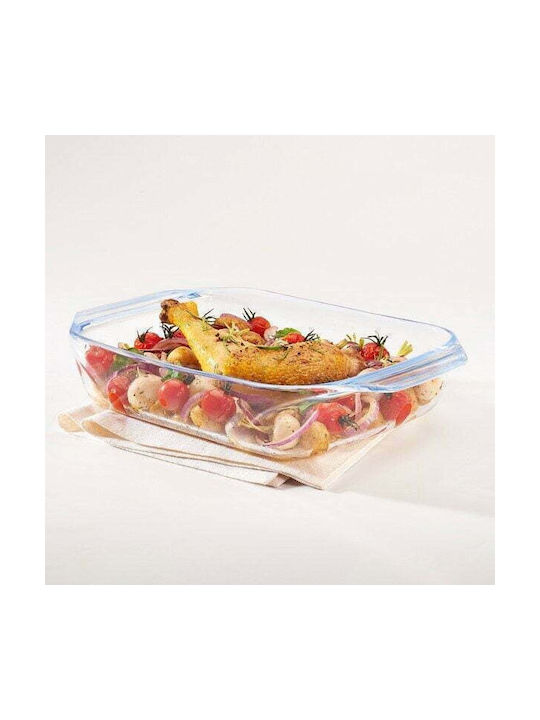 Pyrex Glass Rectangular Heat-Resistant Cookware 35x23x6cm