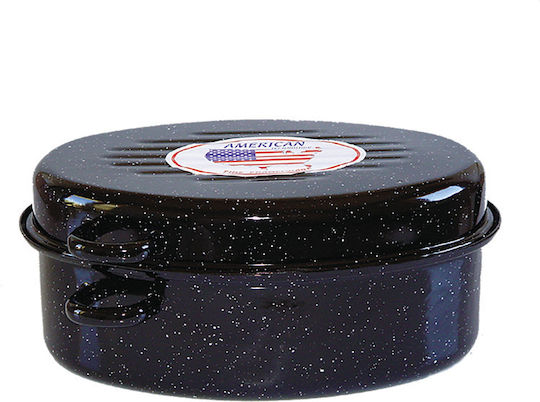 Venus Dutch Oven Oval Made of Aluminum Black 44x34cm 1pcs