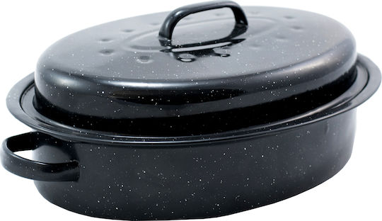 Ankor Dutch Oven Oval with Grill 42x32cm 1pcs