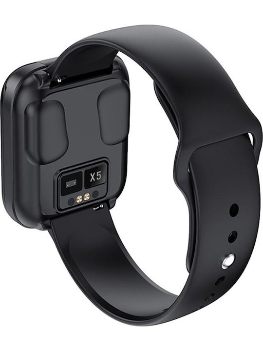 X5 Pro Smartwatch με Παλμογράφο (Μαύρο) Skroutz.gr