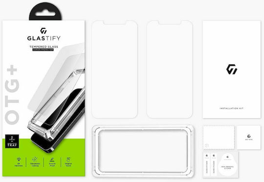 Glastify OTG+ 2.5D Tempered Glass 2buc (iPhone 12 / 12 Pro)