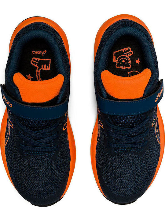 Asics GT-1000 11 PS Kids Sports Shoes Running with Hoop & Loop Closure Blue
