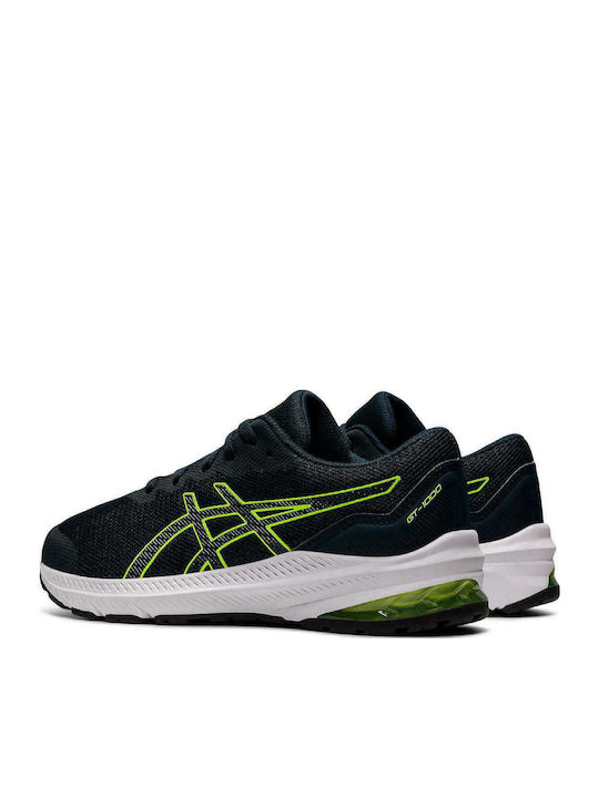 GT-1000 11 GS Kids Sports Shoes Running with Laces Black