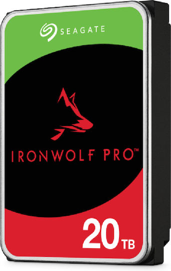 Seagate Ironwolf Pro 20TB HDD Hard Drive 3.5" SATA III 7200rpm with 256MB Cache for NAS