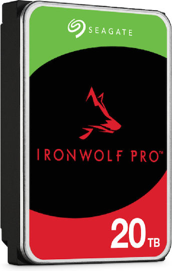 Seagate Ironwolf Pro 20TB HDD Hard Drive 3.5" SATA III 7200rpm with 256MB Cache for NAS ST20000NE000