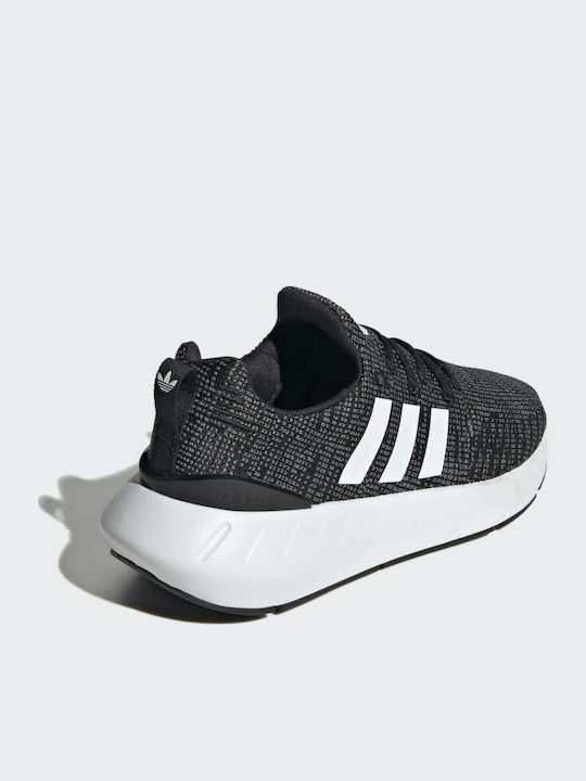 adidas Swift Run 22 J Running Core Черни / Cloud Бели / Grey Five Детски Спортни Обувки