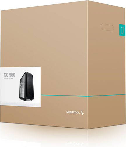 Deepcool CG560 Gaming Middle Tower Carcasă Calculator cu Fereastră Laterală Negru