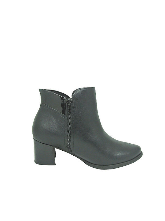 Piccadilly Damen Knöchelstiefel aus Lackleder Schwarz