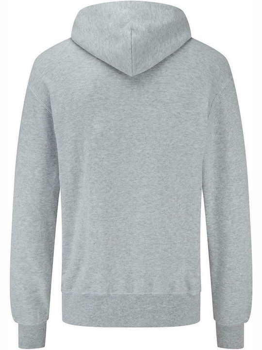 Fruit of the Loom Men's Long Sleeve Promotional Sweatshirt Gray