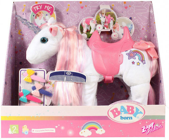 ZAPF Creation Plüsch-Einhorn Baby Born mit Bewegung & Sound für 2+ Jahre 43 cm