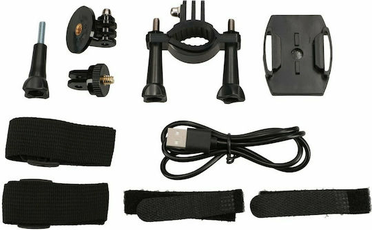 H18 Action Camera HD (720p) με Οθόνη 2" Ροζ