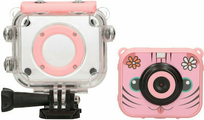 H18 Action Camera HD (720p) Pink with Screen 2"