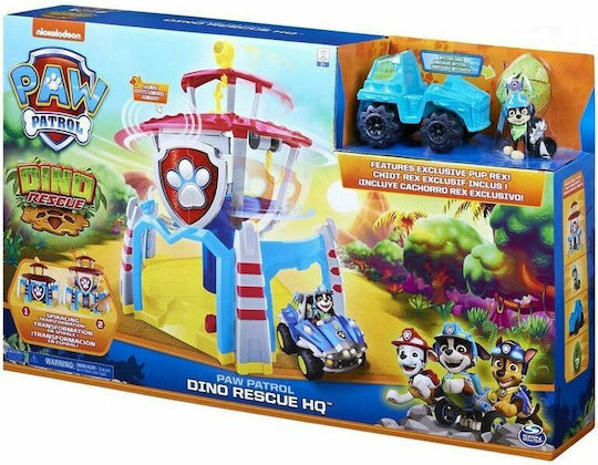 Spin Master Paw Patrol Dino Rescue Главна База Писта за 3+ Години