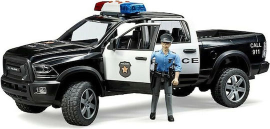 Bruder Полицейска кола RAM 2500 Количка 1:16 Полицейска за 4+ Години