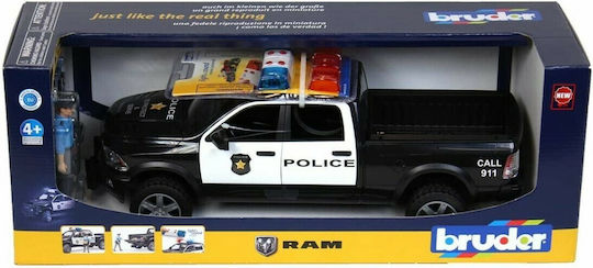 Bruder Полицейска кола RAM 2500 Количка 1:16 Полицейска за 4+ Години
