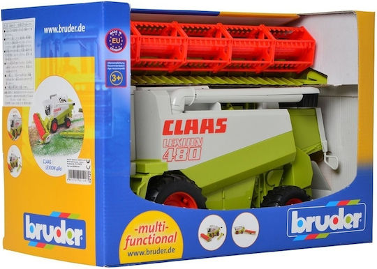 Bruder Claas Lexion 480 Комбайн Мащаб 1:20 Селскостопански за 3+ Години