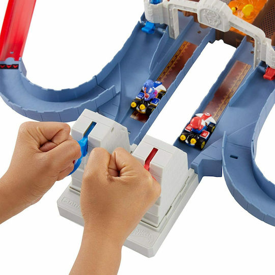 Hot Wheels Mario Kart Bowsers Castle Chaos Πίστα για 5+ Ετών