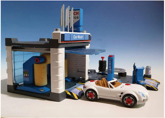Klein Bosch Car Repair with Car Wash Track for 3+ Years Old