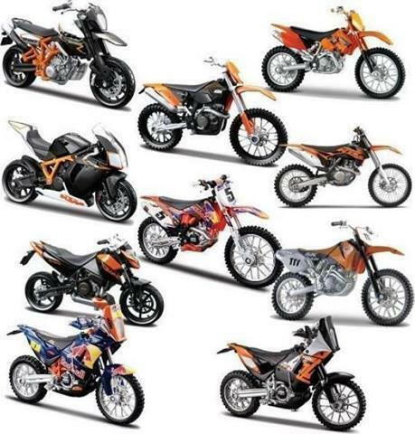 Bburago Red Bull KTM Motorrad 1:18 Für 3+ Jahre (Verschiedene Designs) 1Stück