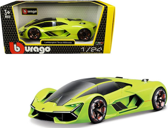 Bburago Spielzeugauto Lamborghini Terzo Millennio - Schwarz 1:24 für 3+ Jahre (Verschiedene Designs) 1Stück