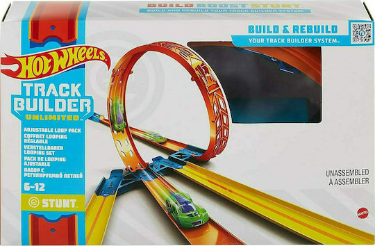 Hot Wheels Track Builder Unlimited Loop Kicker Πίστα για 6+ Ετών