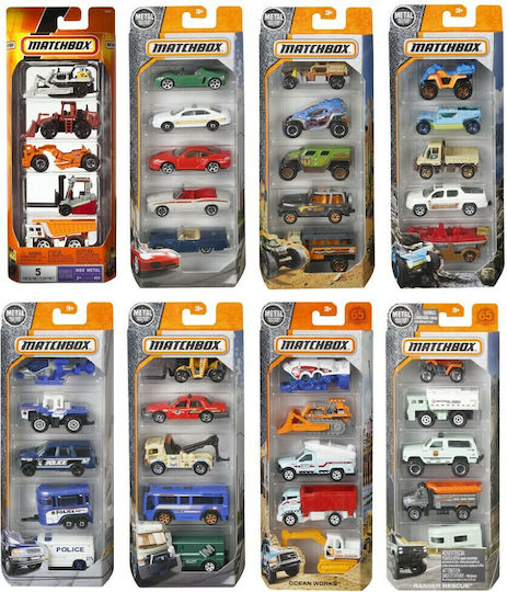 Mattel Matchbox Σετ Αυτοκινητάκια Assorted για 3+ Ετών (Διάφορα Σχέδια) 1τμχ