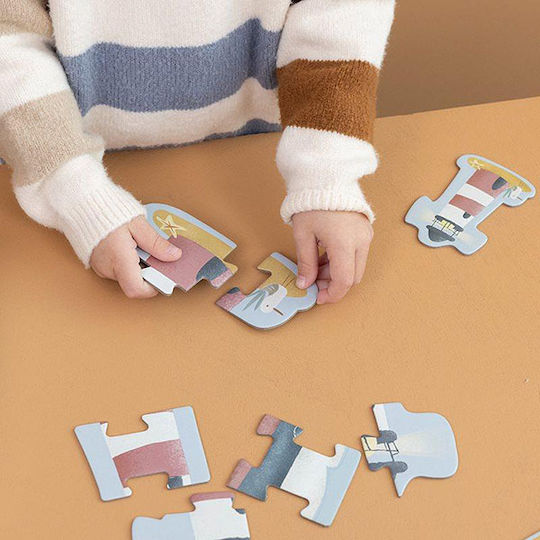 Παιδικό Puzzle 6 in 1 Sailors Bay για 2+ Ετών 24pcs Little Dutch